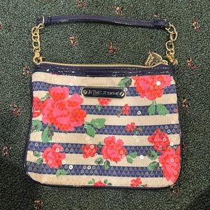 Betsey Johnson floral clutch